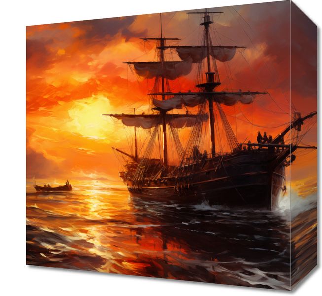 Obraz 30x30cm Ogień na Wodzie zdjęcie 1