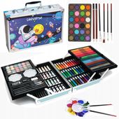 Zestaw artystyczny do malowania rysowania dla dzieci walizka 145 el 145-1N