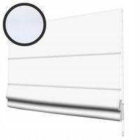 Roleta Rzymska Zaciemniająca Na Wymiar: Biała