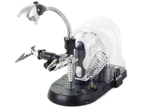 Lupa trzecia ręka ręczna 2w1 lutowania soczewki na Arena.pl