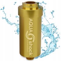 FILTR DO WODY PRYSZNICOWY AQUA shock ZŁOTY WKŁAD DO PRYSZNICA POD PRYSZNIC
