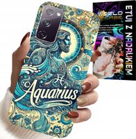 ETUI DO SAMSUNG GALAXY S20 LITE - ZNAK ZODIAKU, WODNIK, ASTRONOMIA PLECKI