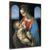 Emaga Obraz na płótnie, Madonna Litta - Da Vinci reprodukcja - 80x120