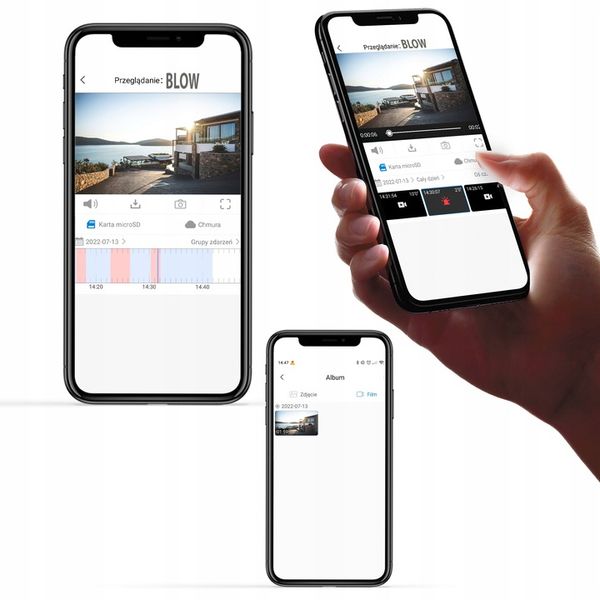 Kamera wifi żarówka BLOW obrotowa NIANIA 3mpx E27 zdjęcie 2