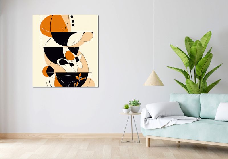 Obraz 90x100cm Taneczne Kręgi zdjęcie 2