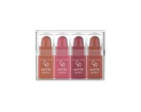 Golden Rose Matte Lipstick 01 Zestaw 4 matowych mini pomadek do ust Kolor - 01