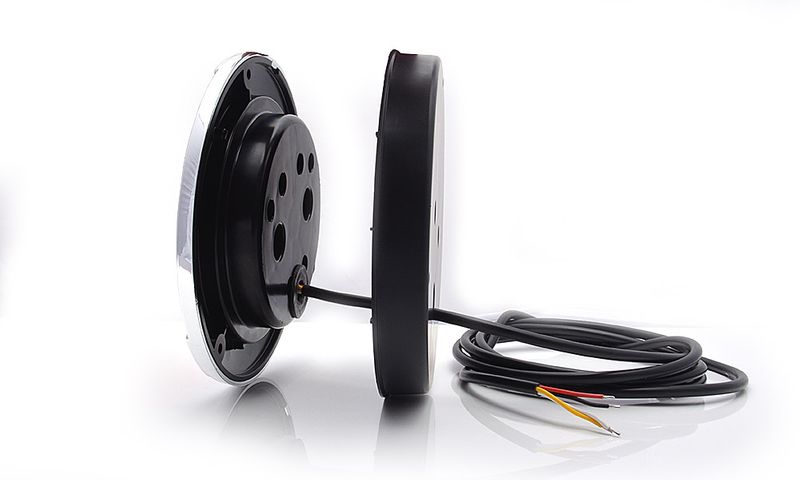 Lampa LED tylna 3 funkcje okrągła 12V-24V (980) zdjęcie 7