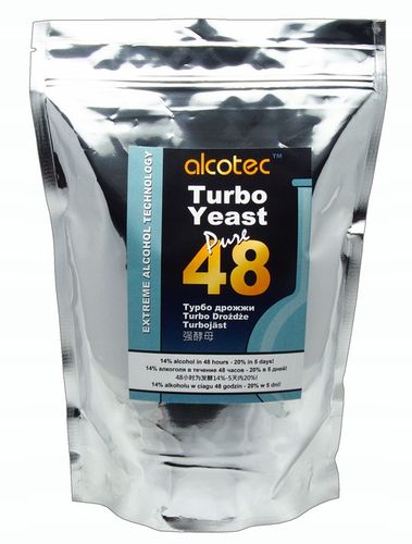 Drożdże Gorzelnicze Alcotec 48 Pure Turbo - 1.35kg na Arena.pl