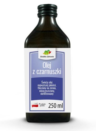 OLEJ Z CZARNUSZKI 250ml ZIMNO TŁOCZONY Z LODÓWKI na Arena.pl