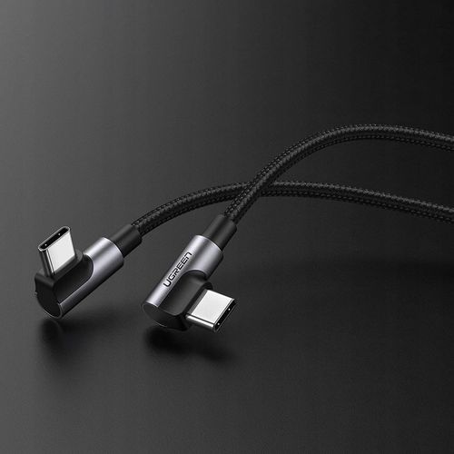 UGREEN KABEL PRZEWÓD USB-C DO USB-C KĄTOWY PD 3A 60W 1M JAKOŚĆ ORYGINAŁ na Arena.pl