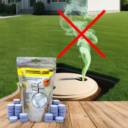 Tabletki bio bakterie do szamba oczyszczalni SANIDENN TAB 52 zapas na na Arena.pl