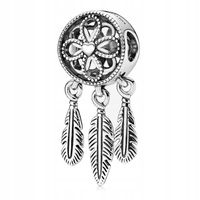 Zawieszka SREBRO 925 Charms Koralik Łapacz Snów