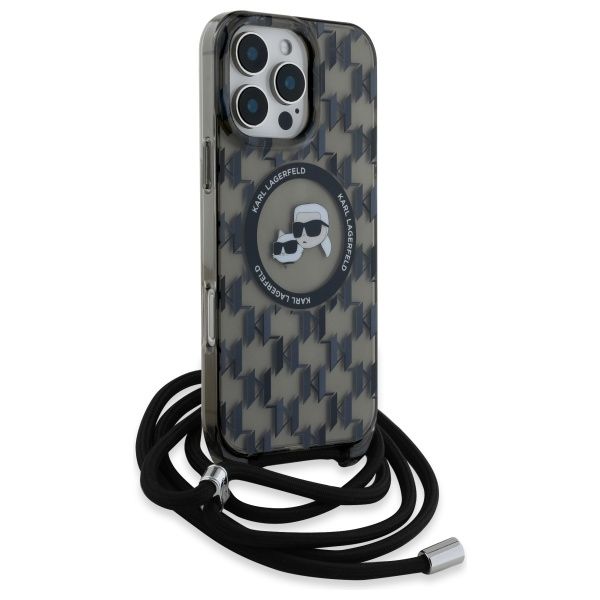 Etui Karl Lagerfeld do iPhone 16 Pro, Czarny, MagSafe zdjęcie 3