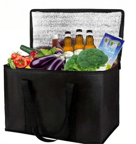 LUNCH BOX duża termiczna na jedzenie torba śniadaniowa pojemna na Arena.pl