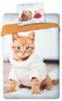 Pościel 3D Zwierzęta 160X200 Kot W Ubranku Best Friends 001