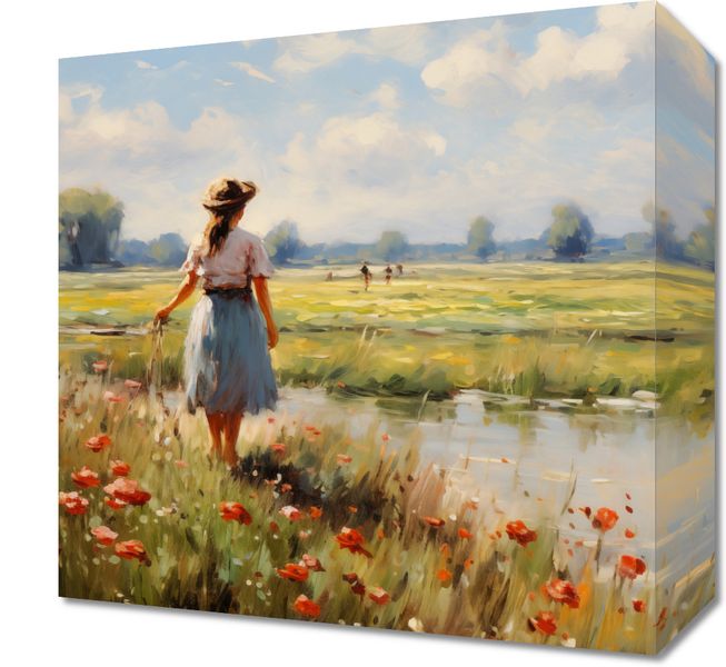 Obraz 30x30cm Wiejski Spokój zdjęcie 1