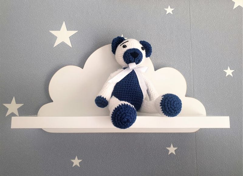 Półka Chmurka 34 cm- biała, super solidna zdjęcie 2