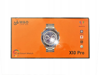 SmartWatch X10 PRO METALOWY Menu PL Rozmowy NFC 1.55" HD AMOLED Android iOS