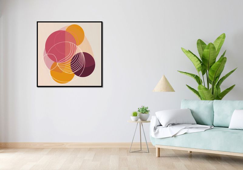 Plakat 90x90cm Przenikanie Ciepła zdjęcie 4