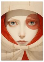 Plakat portret nowoczesny obraz 21x29,7 cm A4