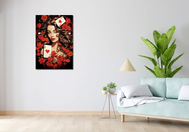 Obraz 60x90cm Różany Hazard zdjęcie 2