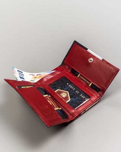 mały, skórzany portfel damski z systemem rfid - peterson na Arena.pl