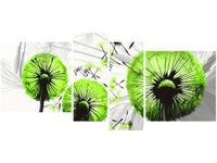 120CM 55 OBRAZ 4 ELEM DMUCHAWCE KOLORZE LIMONKI ŚCIENNY