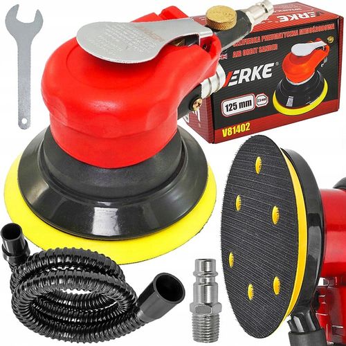 SZLIFIERKA OSCYLACYJNA PNEUMATYCZNA MIMOŚRODOWA DREWNA METALU 125mm 2,5mm na Arena.pl