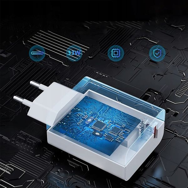 SZYBKA ŁADOWARKA DO XIAOMI REDMI NOTE 33W 3A + 1M KABEL USB TYP C 6A zdjęcie 12
