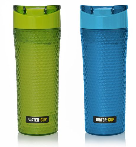 Kubek, Bidon, butelka z sitkiem i uchwytem PROMIS TMB-45 poj. 0,45l - niebieski na Arena.pl