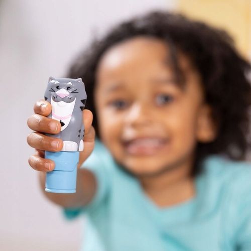 Zabawki dla dzieci 3+ Naklejki Stempelek Kot StickerWOW Książeczka na Arena.pl