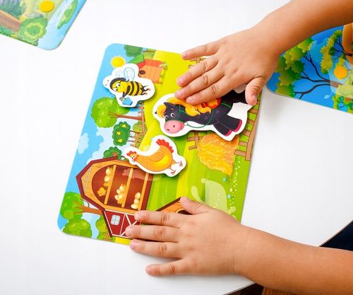 Gra edukacyjna Kto gdzie mieszka? Gra z rzepami dla dzieci Roter Kafer 3+ na Arena.pl