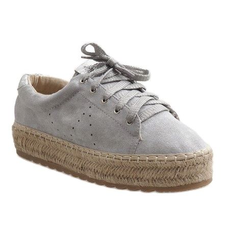 Szare espadryle sznurowane BB01 r.41 na Arena.pl