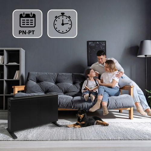 Grzejnik elektryczny konwektorowy EBERG DEXO 2000W WiFi termostat LED pilot na Arena.pl