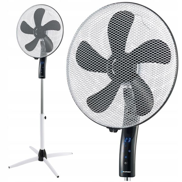 CICHY MOCNY WENTYLATOR WIATRAK PODŁOGOWY BLAUPUNKT ASF701 40dB 55W PILOT zdjęcie 11