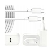 Zestaw Ładowarka USB-C + Kabel USB-C Szybkie Ładowanie ADAPTER UNIWERSALNY
