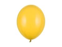 Balony pastelowe żółte strong, 27 cm 3 szt.