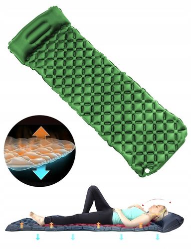 Materac Dmuchany Turystyczny Ultralekki Trekingowy Do Namiotu Wodoodporny na Arena.pl