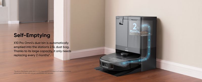 Robot sprzątający Eufy X10 Pro Omni zdjęcie 15