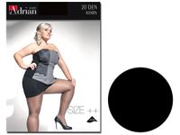 Rajstopy Kiara Adrian 20 den size plus 8 Nero