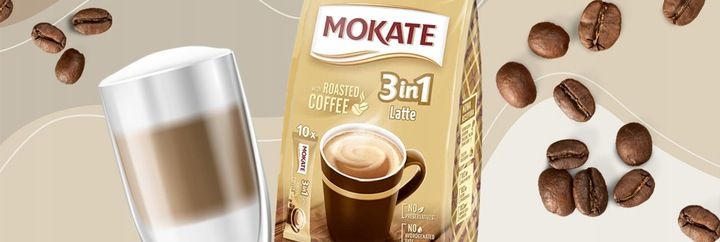 Napój Kawowy Instant Napój W Proszku 3w1 3in1 Mokate Latte 10szt zdjęcie 8