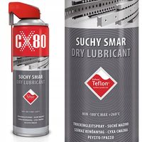 CX80 SUCHY SMAR TEFLONOWY TEFLON DUO SPRAY 500ml SUCHE SMAROWANIE CX-80