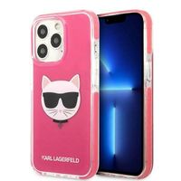Karl Lagerfeld KLHCP13XTPECPI iPhone 13 Pro Max 6,7" hardcase fuksja