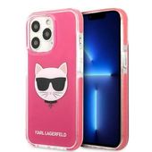 Karl Lagerfeld KLHCP13XTPECPI iPhone 13 Pro Max 6,7" hardcase fuksja