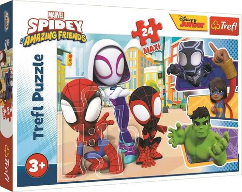 Puzzle 24 Maxi Spiday I Przyjaciele 14348 na Arena.pl