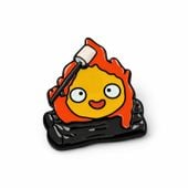 Calcifer | 4 cm | Metal | Przypinka | Howl's Moving Castle