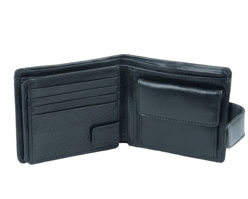 Portfel męski Jake - Stefania Czarny na Arena.pl