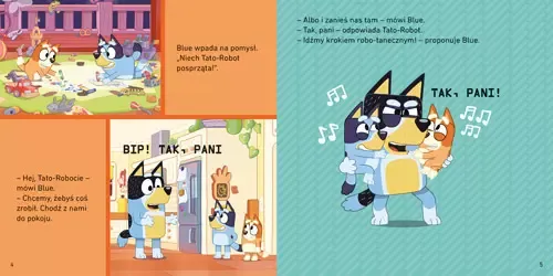 Bluey. Tato-Robot. Moja Czytanka na Arena.pl
