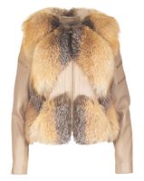 Ciepła Kurtka Futerko z lisa damskie z zamkami na rękawach Bukowski Rozmiar odzieży XXL