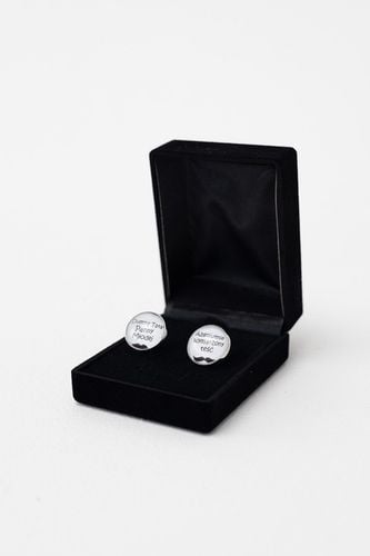 Spinki dla taty do mankietów w etui ślub prezent tata teść na Arena.pl